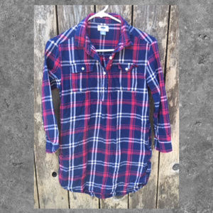 Old Navy Plaid Shirt Dress Size Large 10-12